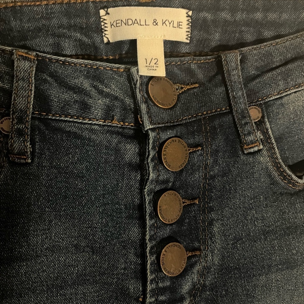 Kendall & Kylie Dark Blue Skinny Jeans - Picture 5 of 10